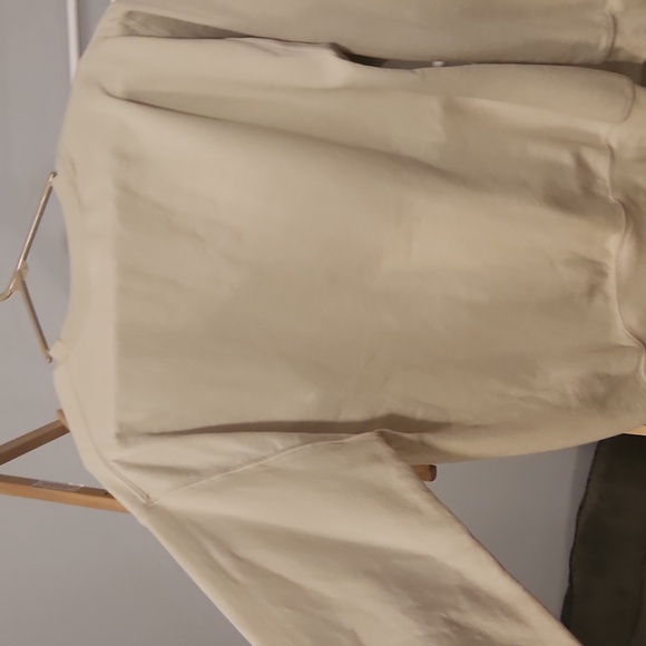 Womans tan size medium cewneck sweatshirt " Buy Dirt" - Picture 4 of 4